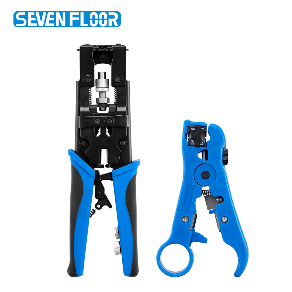 Power Tools America - Professional Coaxial Cable Compression Pliers for