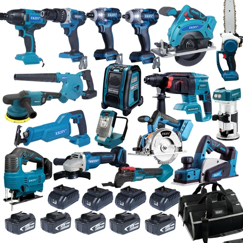 Combo Power Tools - 21V Power Tools Set Electric Hammer