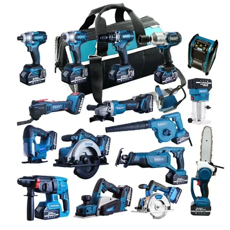 Combo Power Tools - EKIIV power drill tools combo kit