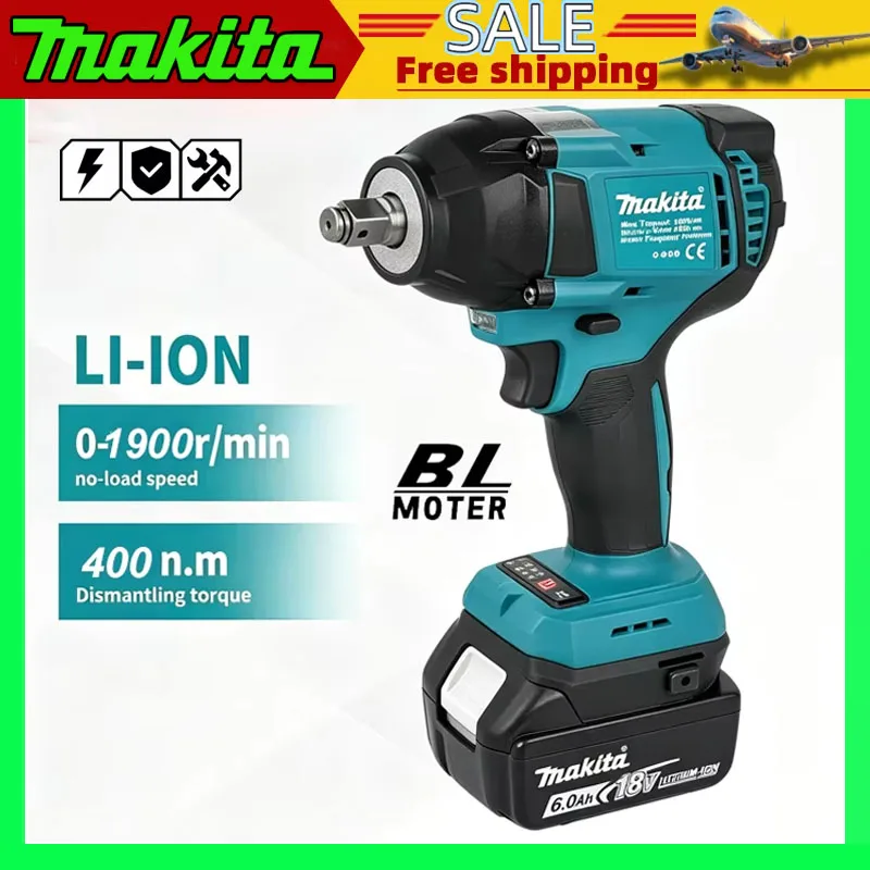 Power Tools Impact Wrench - Makita Brushless Digital Display Electric Impact