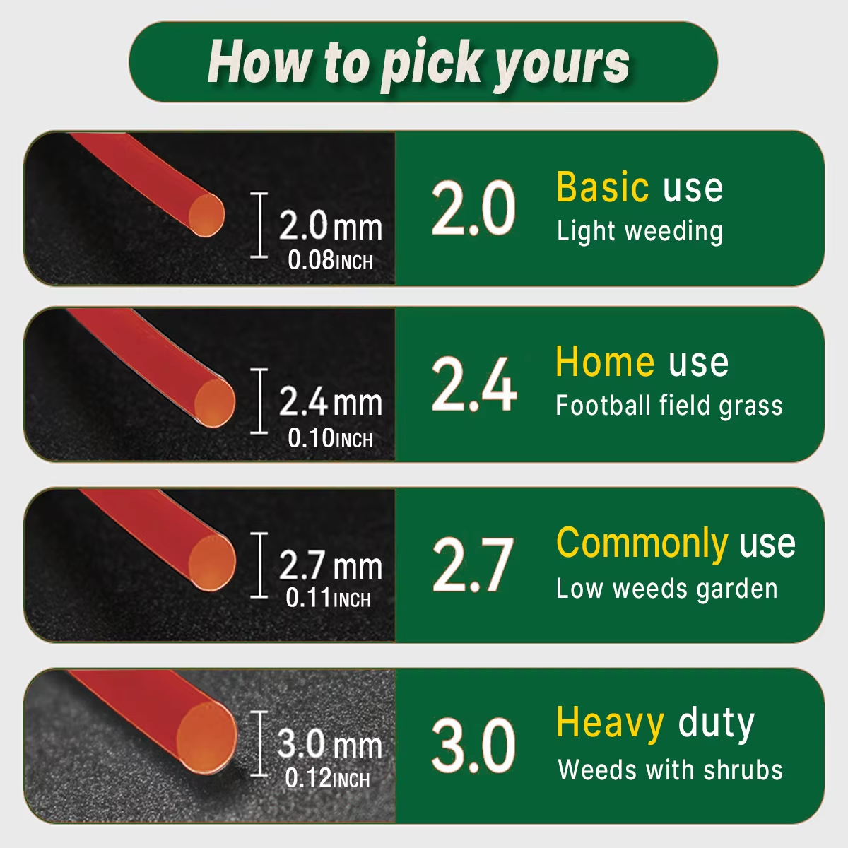 High strength grass rope, a va - Power Tools Wholesale reseña y precio