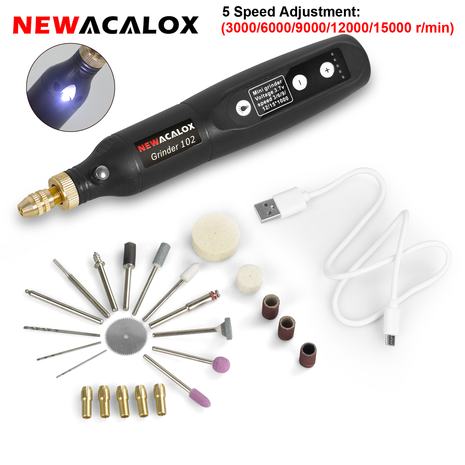 NEWACALOX Cordless Rotary Tool - Impact Driver Cordless reseña y precio
