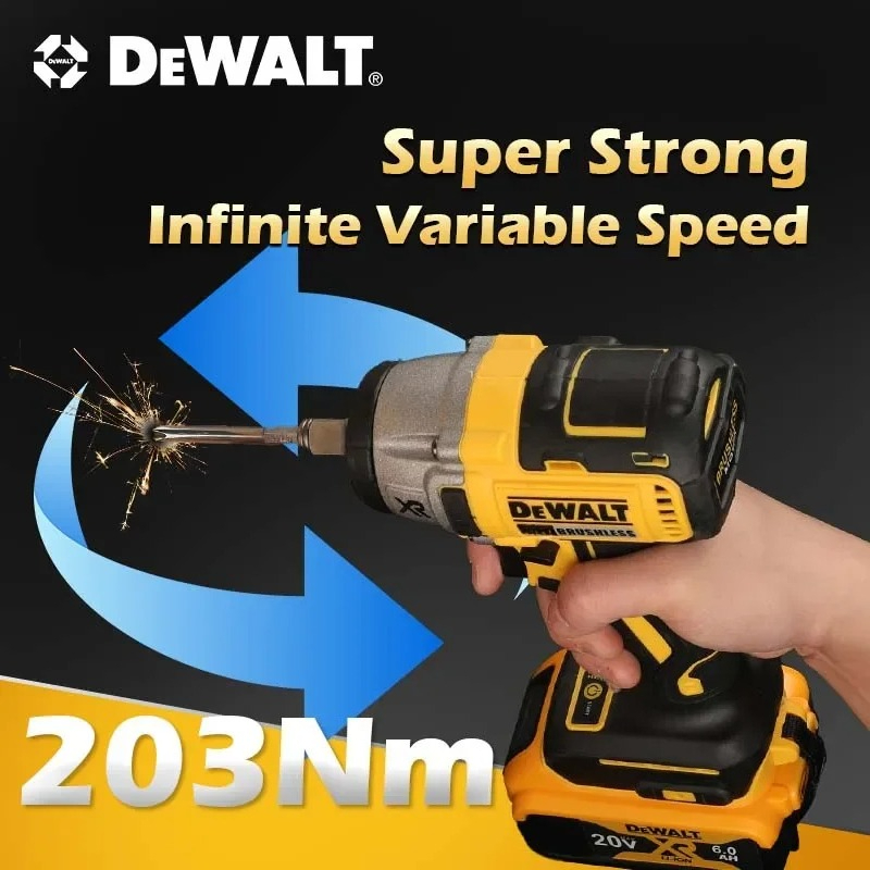Dewalt Brushless DCF880 205N.M - Power Tools Impact Wrench reseña y precio
