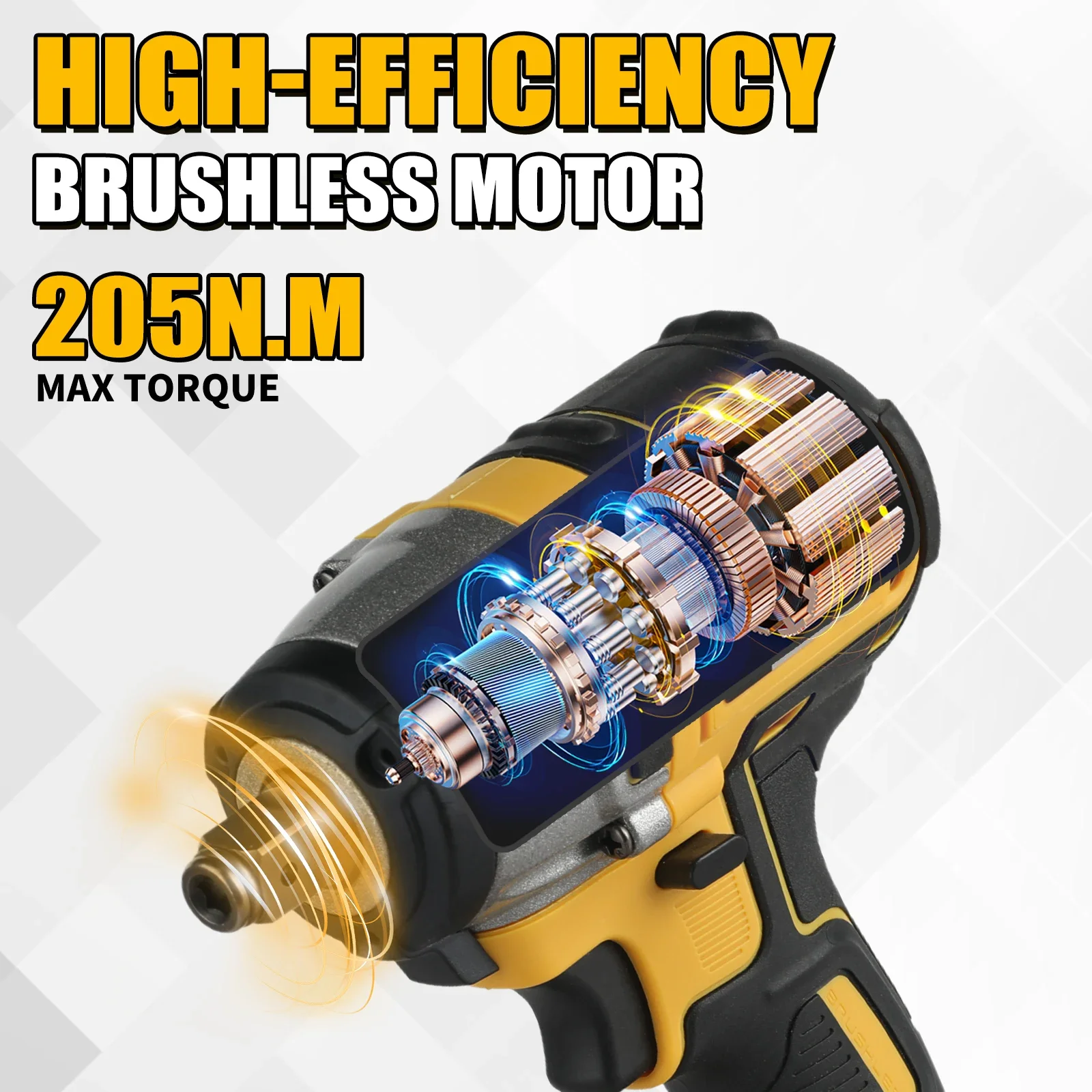 Dewalt Brushless DCF880 205N.M - Power Tools Impact Wrench reseña y precio
