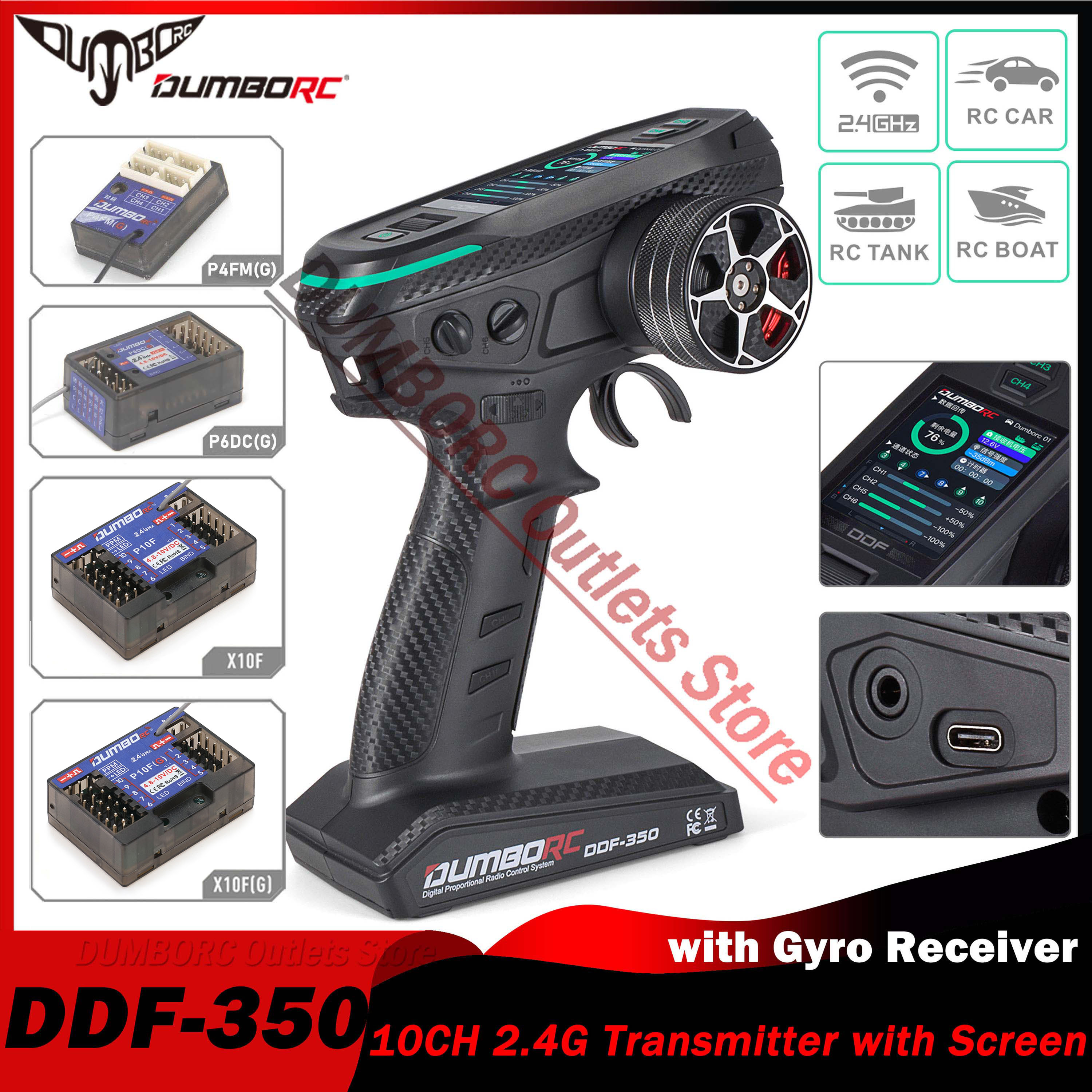 DUMBORC DDF-350 10CH RC Remote - Impact Driver Cordless reseña y precio
