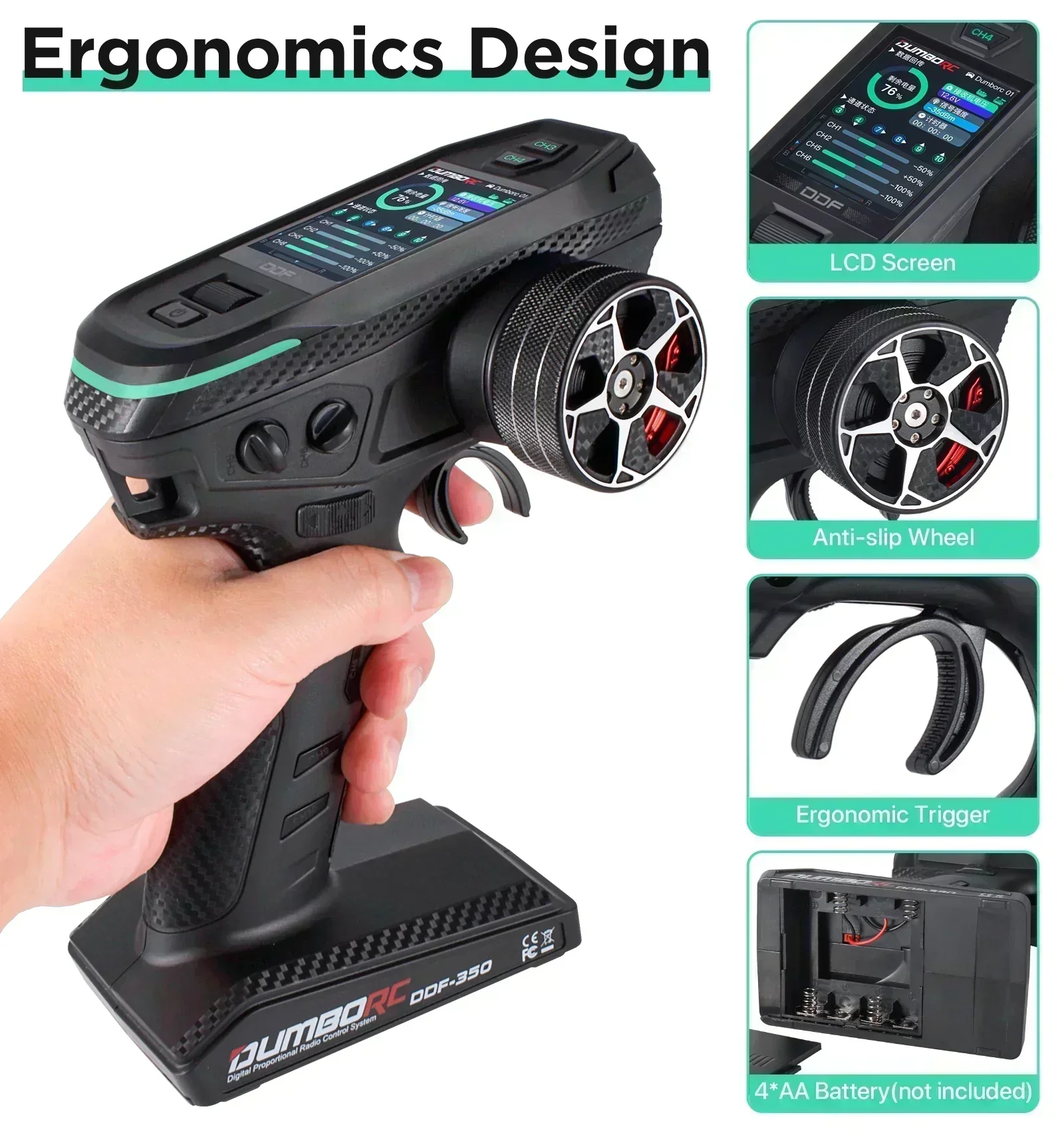 DUMBORC DDF-350 10CH RC Remote - Impact Driver Cordless reseña y precio