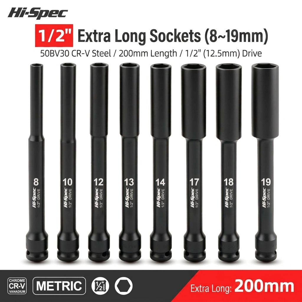 1/2 Inch Drive Extra Long Impa - Power Tools Pneumatic reseña y precio