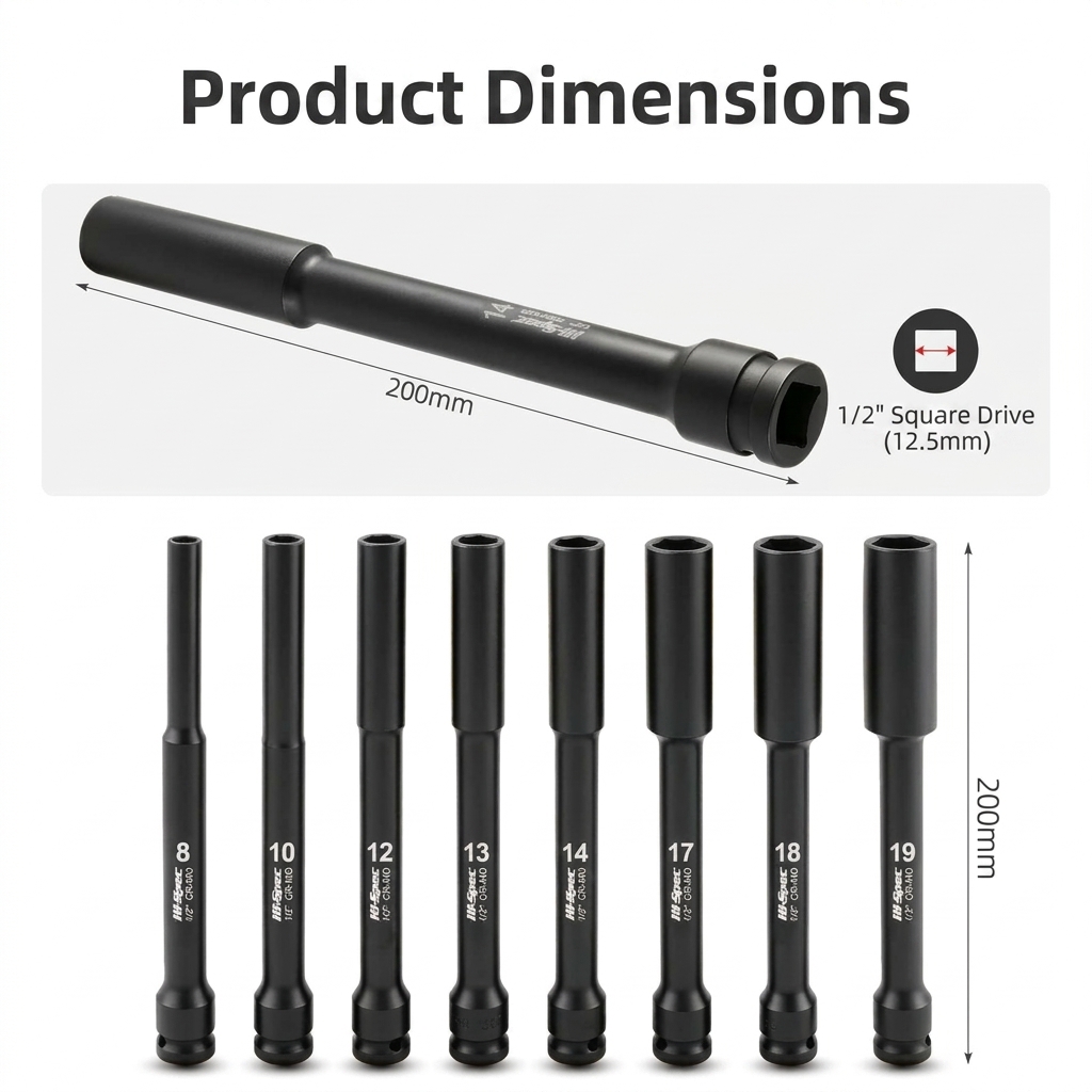 1/2 Inch Drive Extra Long Impa - Power Tools Pneumatic reseña y precio