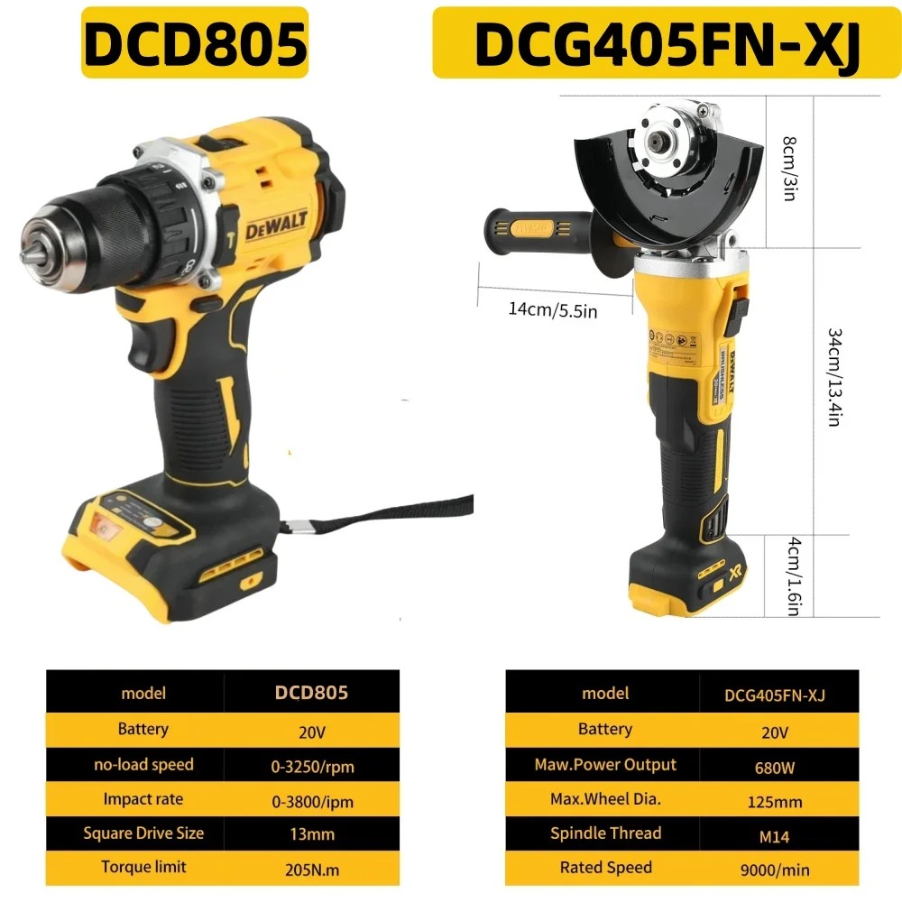 DEWALT DCG405FN 20V 125mm Brus - Combo Power Tools reseña y precio