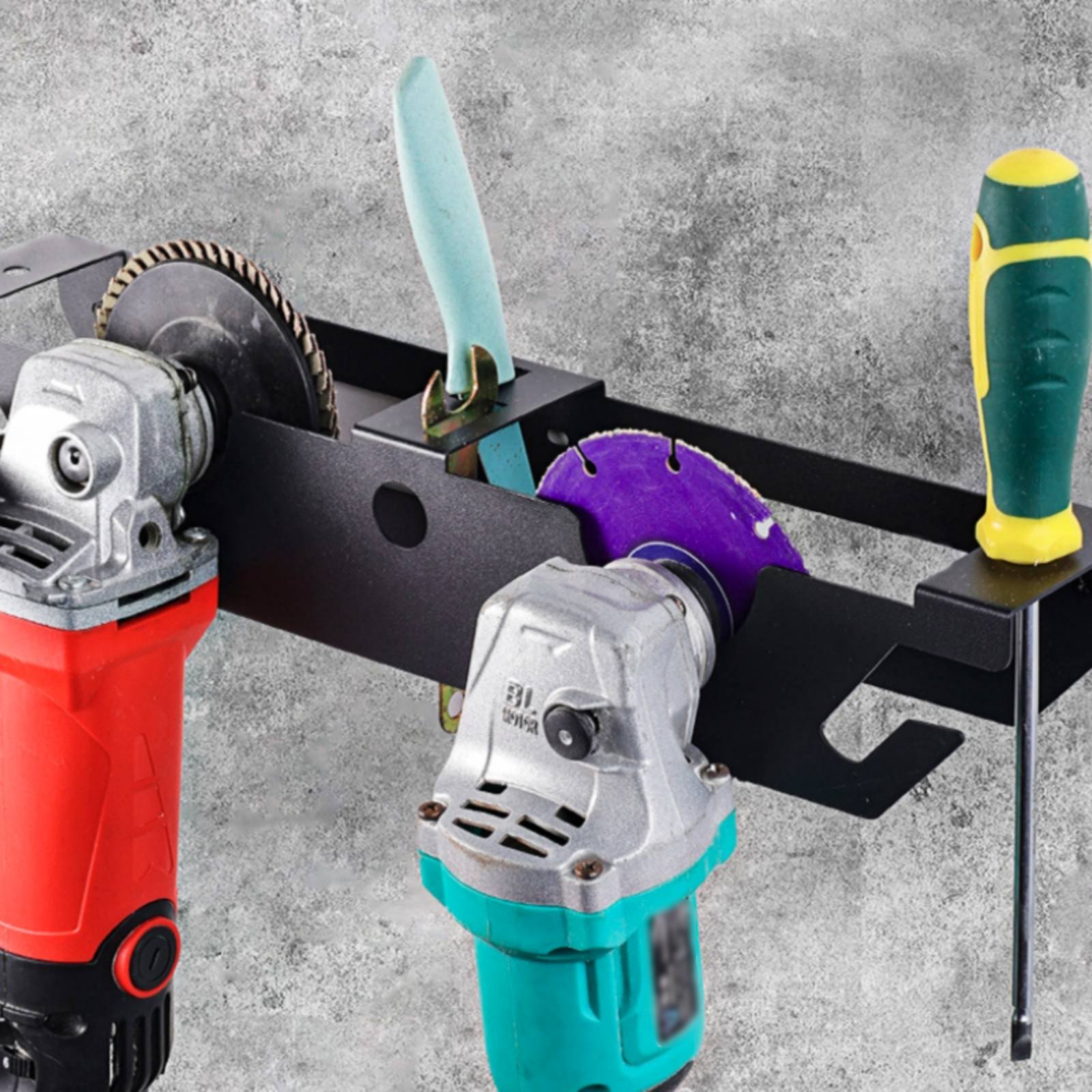 4 Bay Angle Grinder Rack Thick - Power Tools Grinder reseña y precio