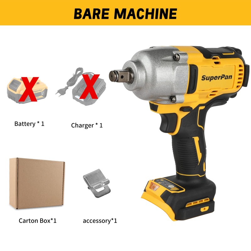 Brushless Cordless Impact Wren - Power Tools Impact Wrench reseña y precio