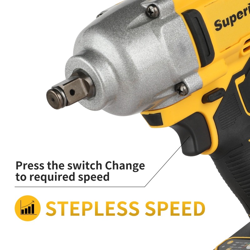 Brushless Cordless Impact Wren - Power Tools Impact Wrench reseña y precio