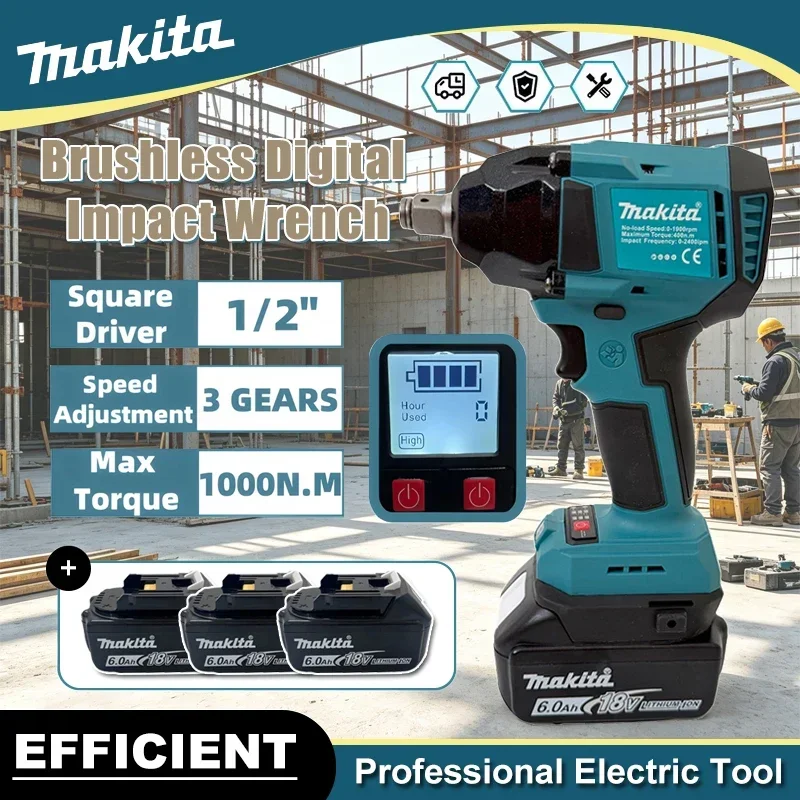 Makita Brushless Digital Displ - Power Tools Impact Wrench reseña y precio