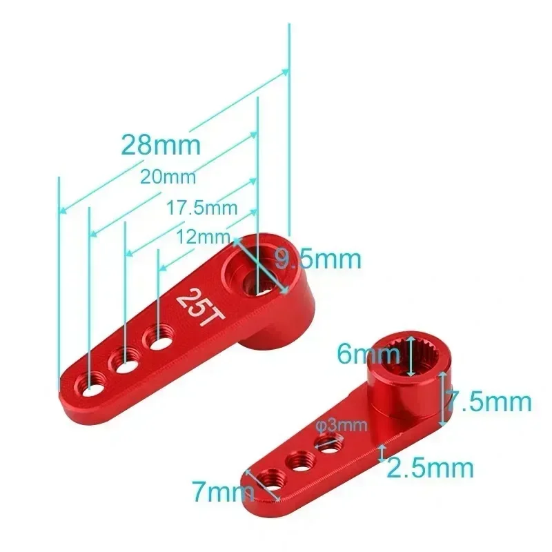 NEEBRC 25T Metal Servo Arm 3 H - Impact Driver Cordless reseña y precio