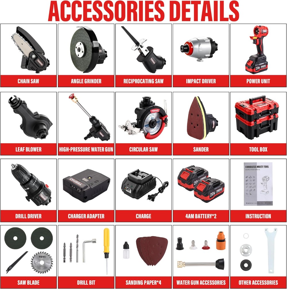 20V MAX Brushless Power Tool C - Combo Power Tools reseña y precio