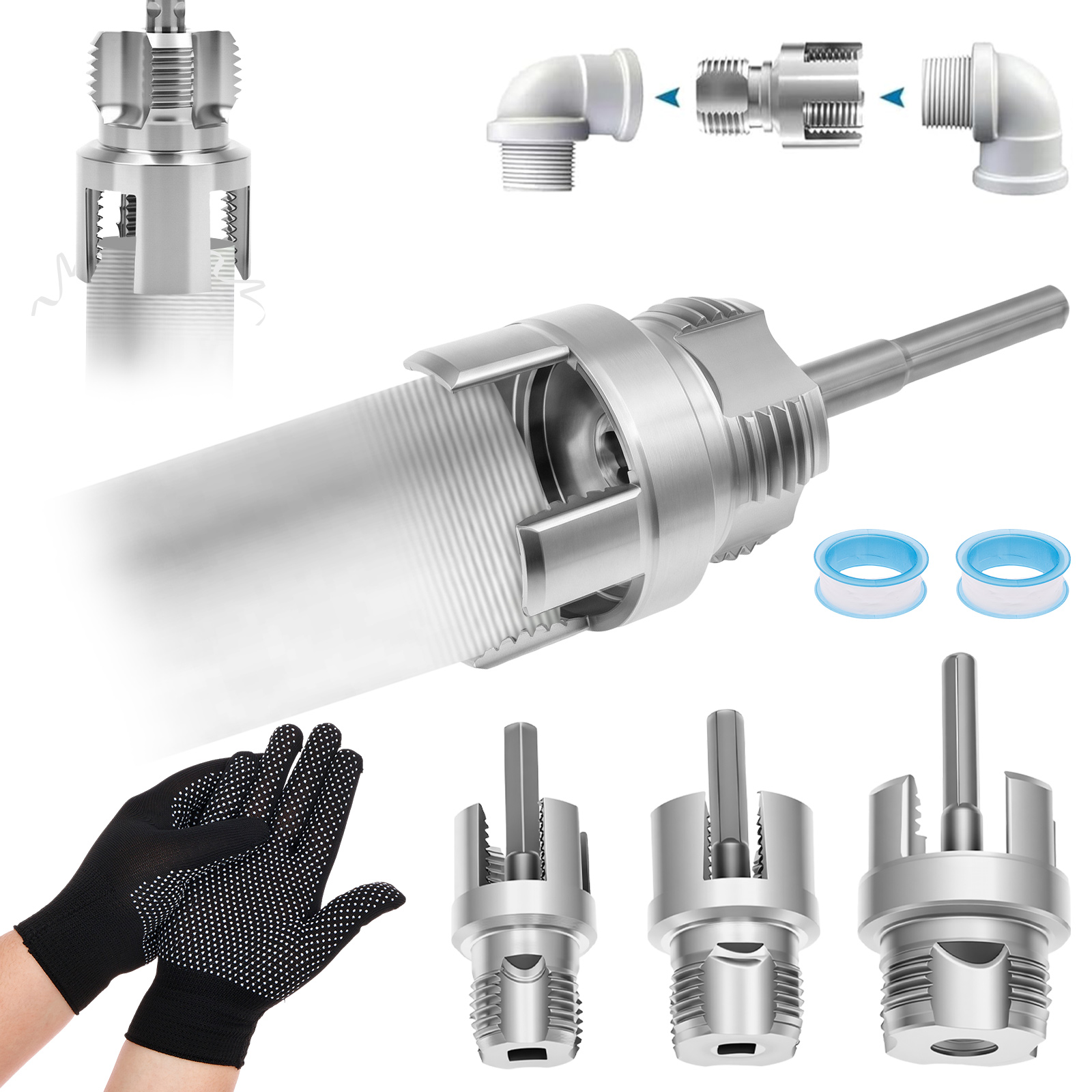 4 in 1 Water Pipe Thread Cutti - Power Tools Plumbing reseña y precio