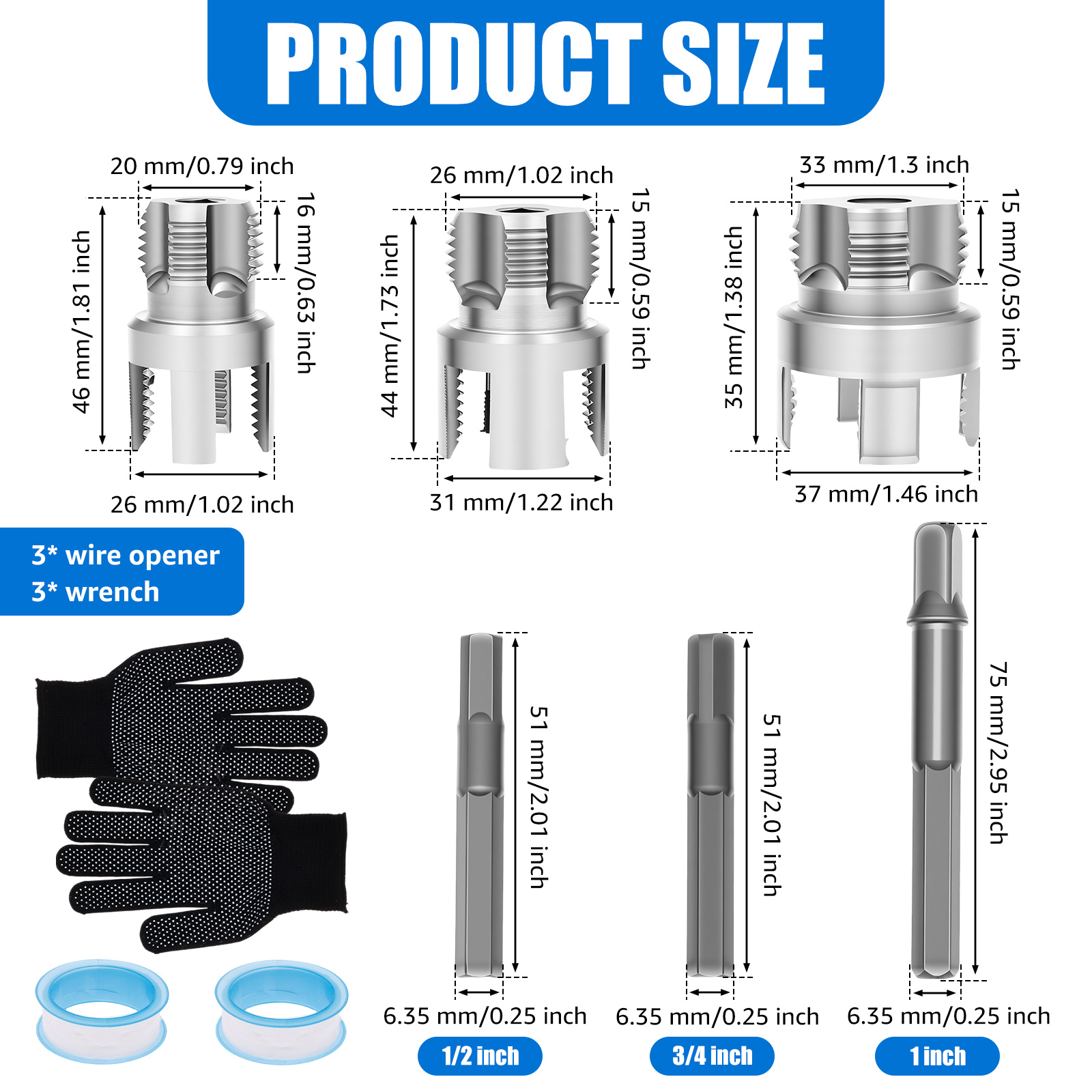 4 in 1 Water Pipe Thread Cutti - Power Tools Plumbing reseña y precio