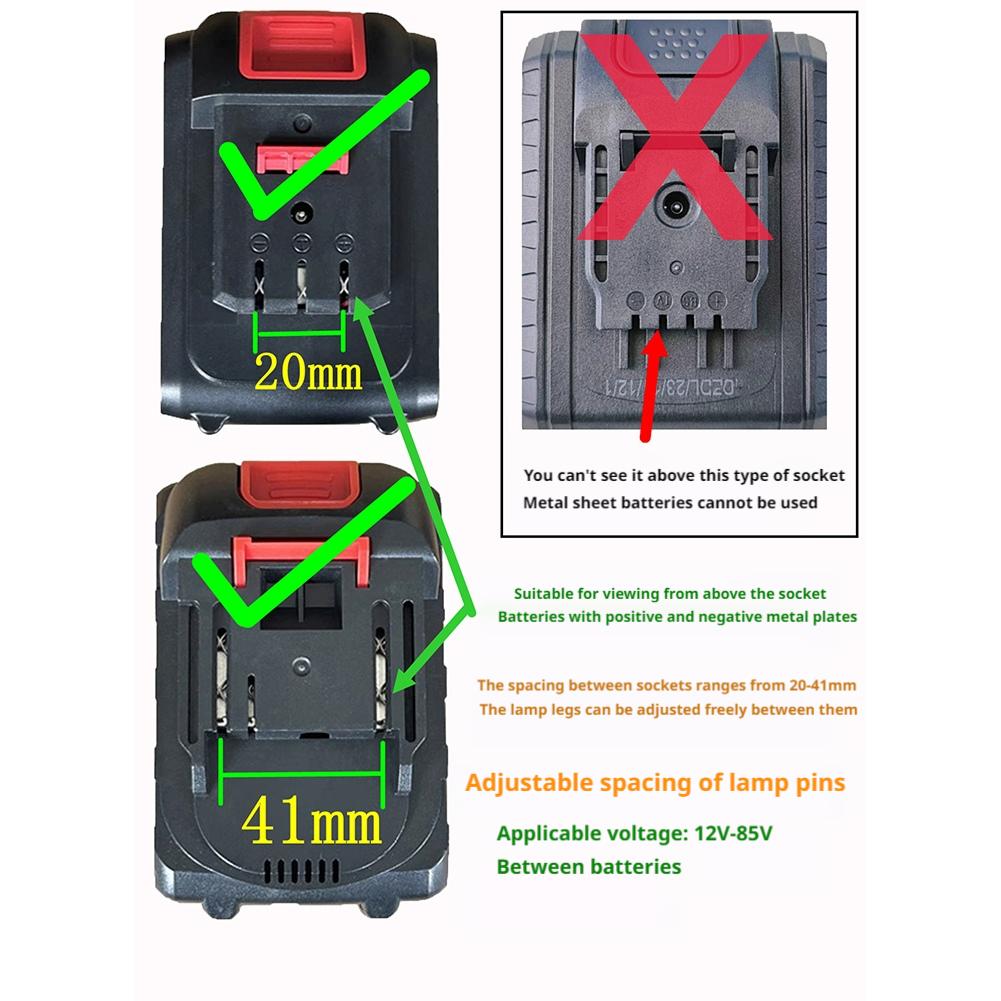 Car Repair Work Light DC 12-72 - Power Tools Battery Repair reseña y precio