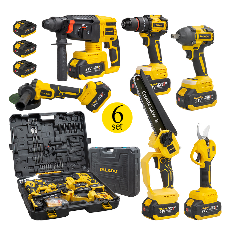 20v 6-in-1 Power Tool Set For  - Combo Power Tools reseña y precio