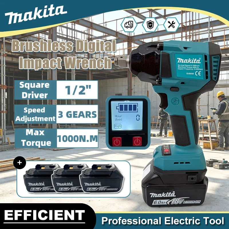 Makita Brushless Digital Displ - Power Tools Impact Wrench reseña y precio