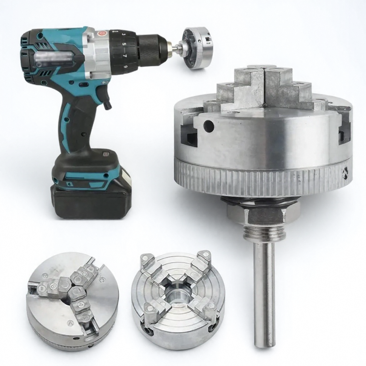 Electric Lathe Drill Chuck Hea - Power Tools Plumbing reseña y precio