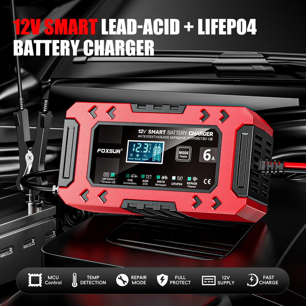 12V6A Intelligent Car & Motorc - Power Tools Battery Repair reseña y precio