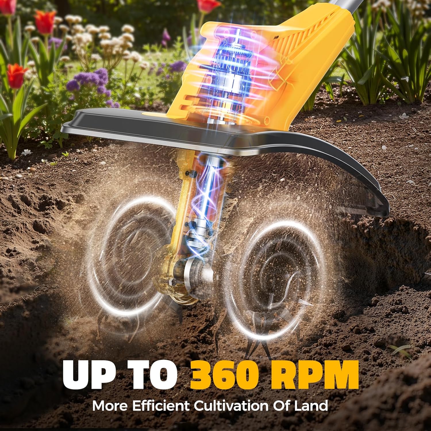Cordless Tiller Cultivator Com - Impact Driver Cordless reseña y precio