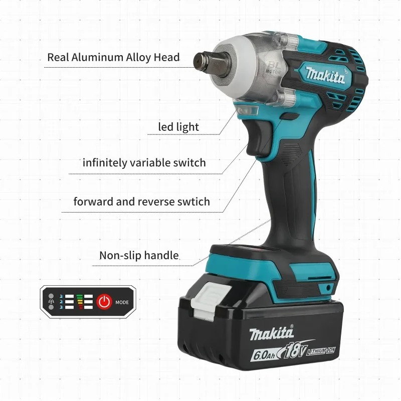 Makita DTW300 Brushless Power  - Power Tools Battery Repair reseña y precio
