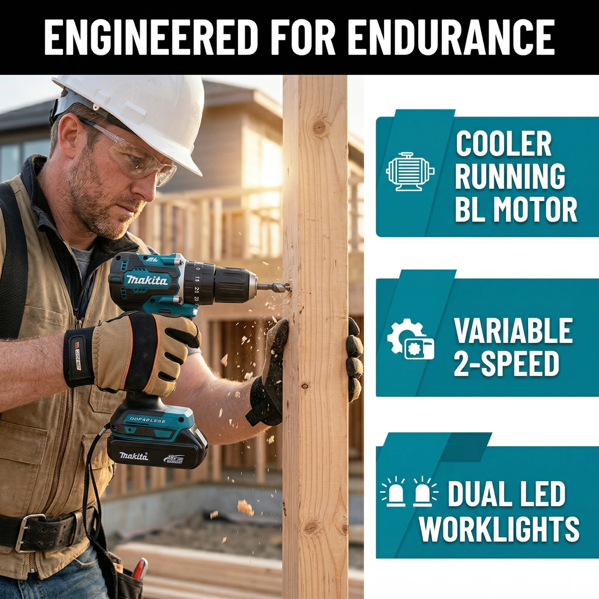 Makita DDF487 Cordless Driver  - Cordless Drill Driver reseña y precio