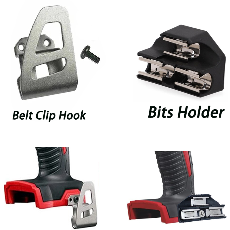 Bits Holder and Belt Clip Hook - Cordless Drill Driver reseña y precio