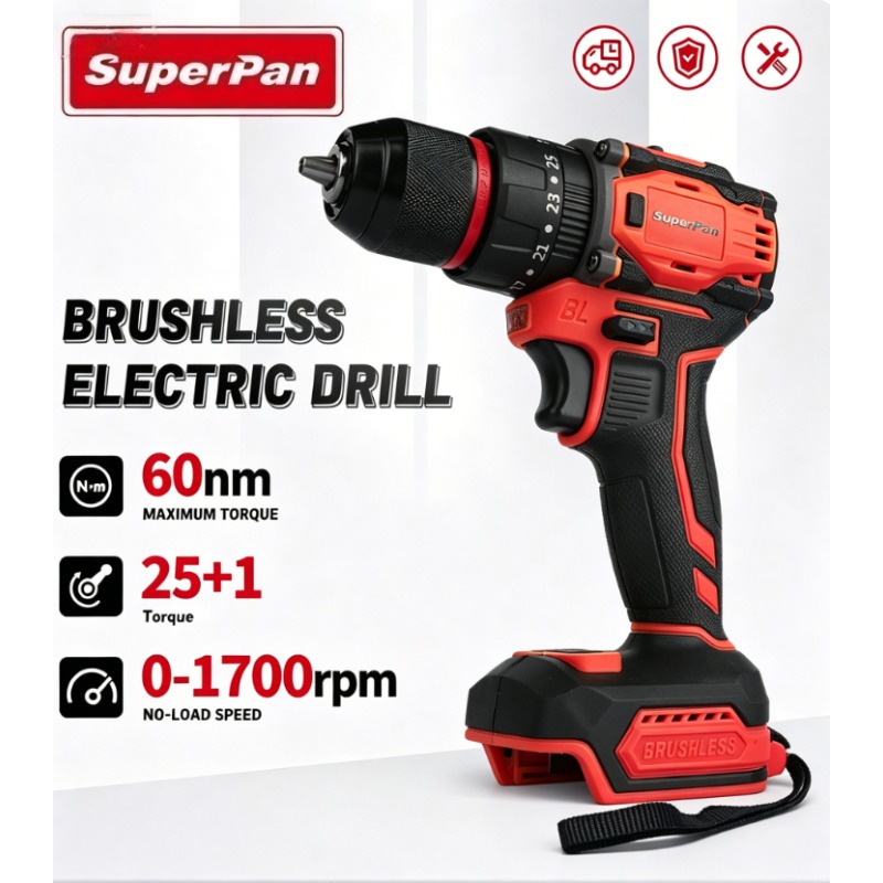 Superpan 60Nm Brushless Cordle - Cordless Drill Driver reseña y precio