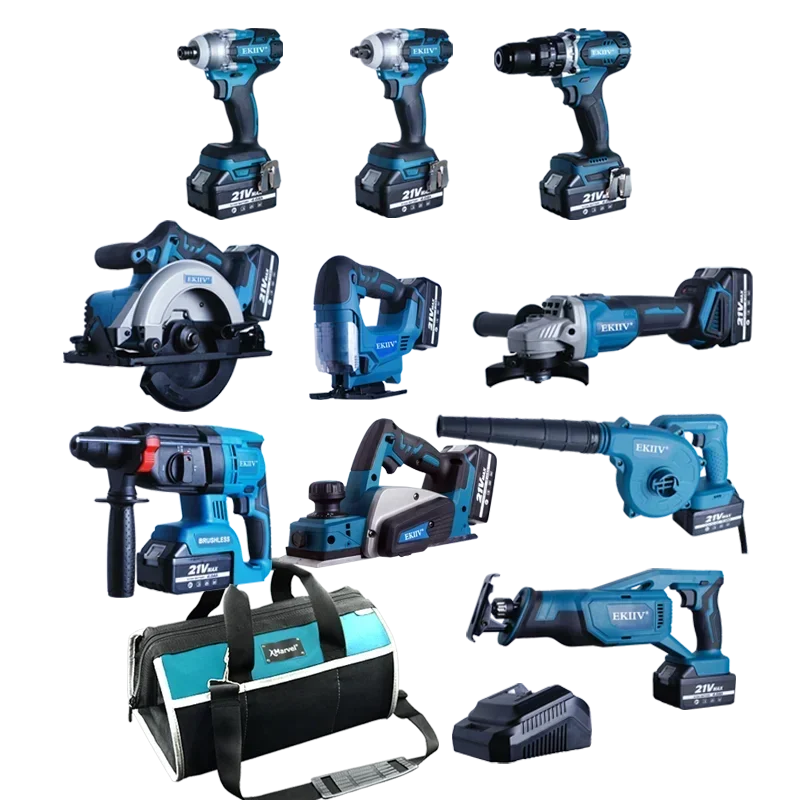 EKIIV power drill tools combo  - Combo Power Tools reseña y precio