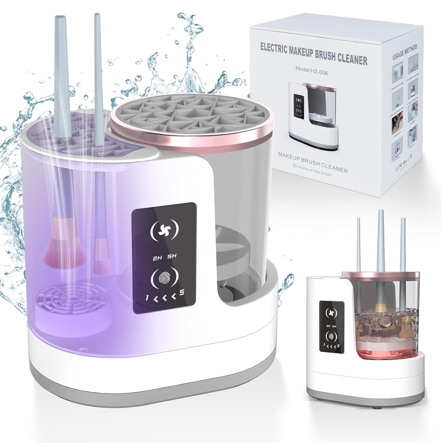 Automatic Rotating Makeup Brus - Power Tools Equipment reseña y precio