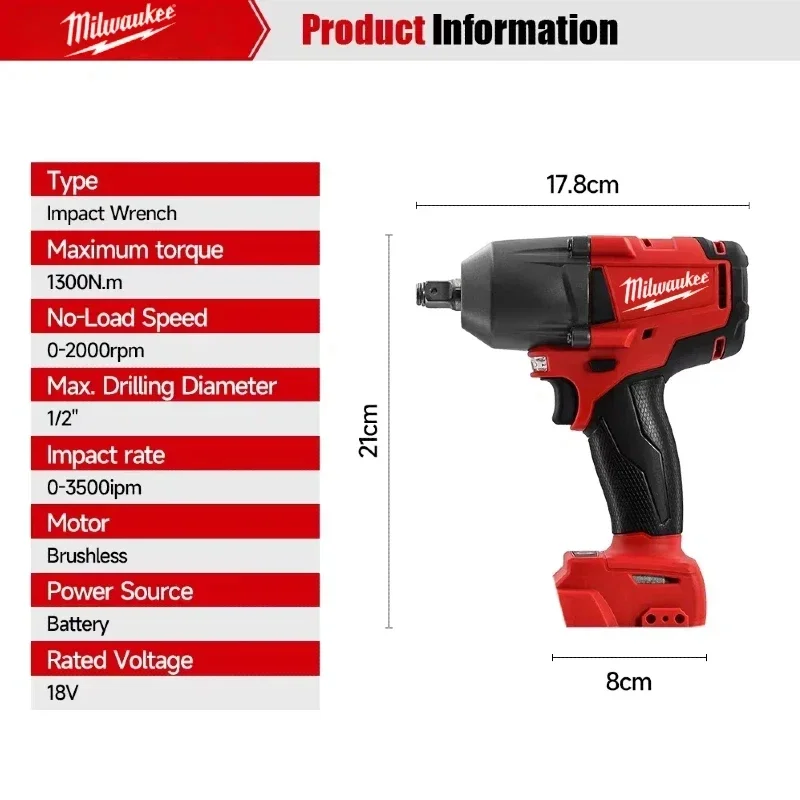 Milwaukee 18V Cordless Impact  - Combo Power Tools reseña y precio
