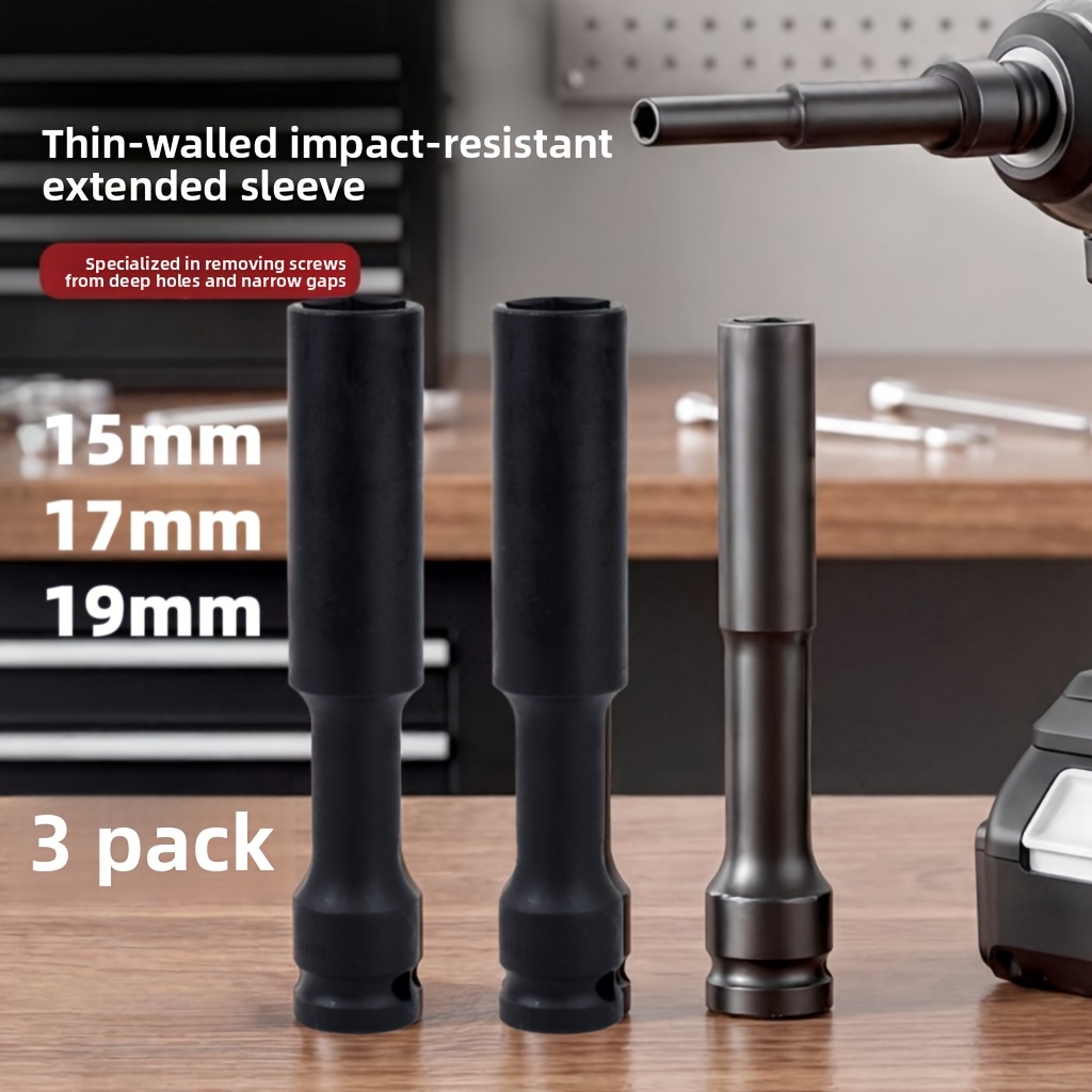1/3pcs 1/2 inch extended thin- - Power Tools Pneumatic reseña y precio
