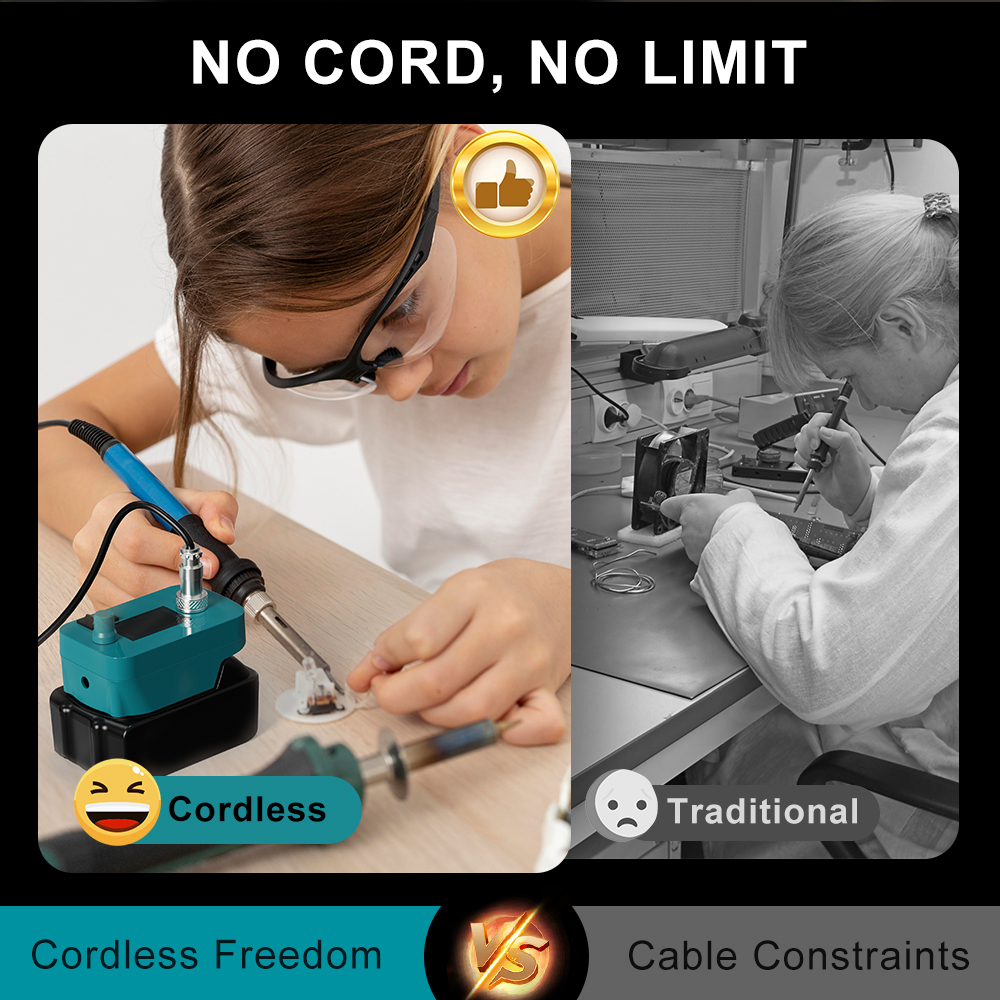 Cordless Electric Soldering Ir - Power Tools Battery Repair reseña y precio