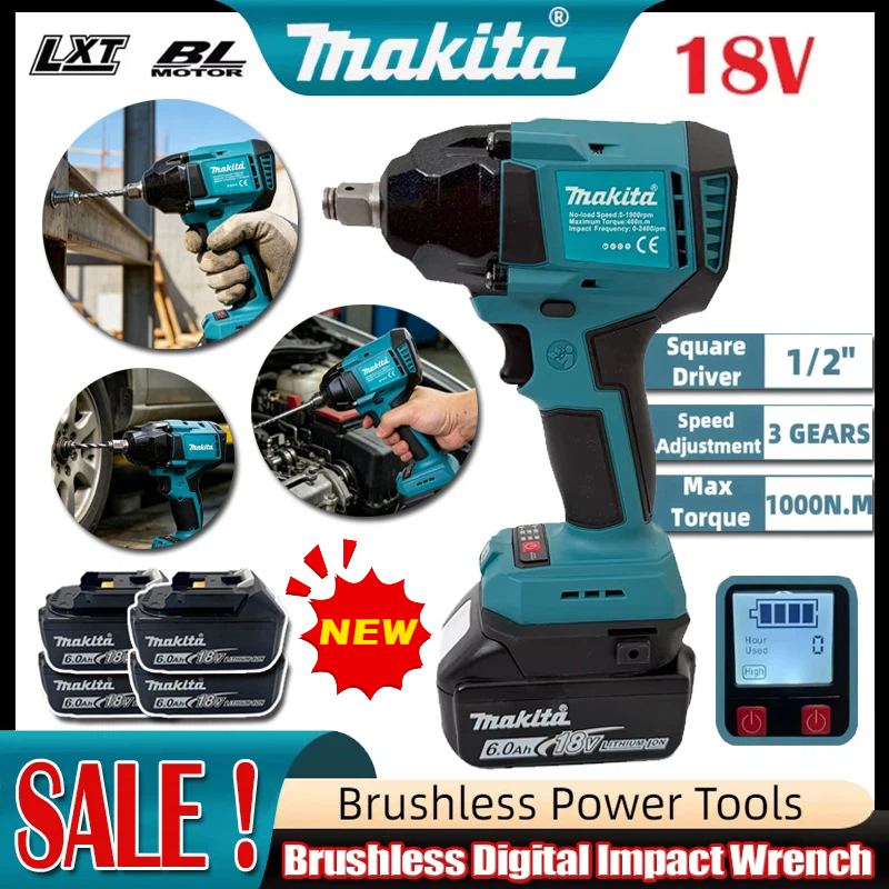Makita Brushless Digital Displ - Power Tools Impact Wrench reseña y precio
