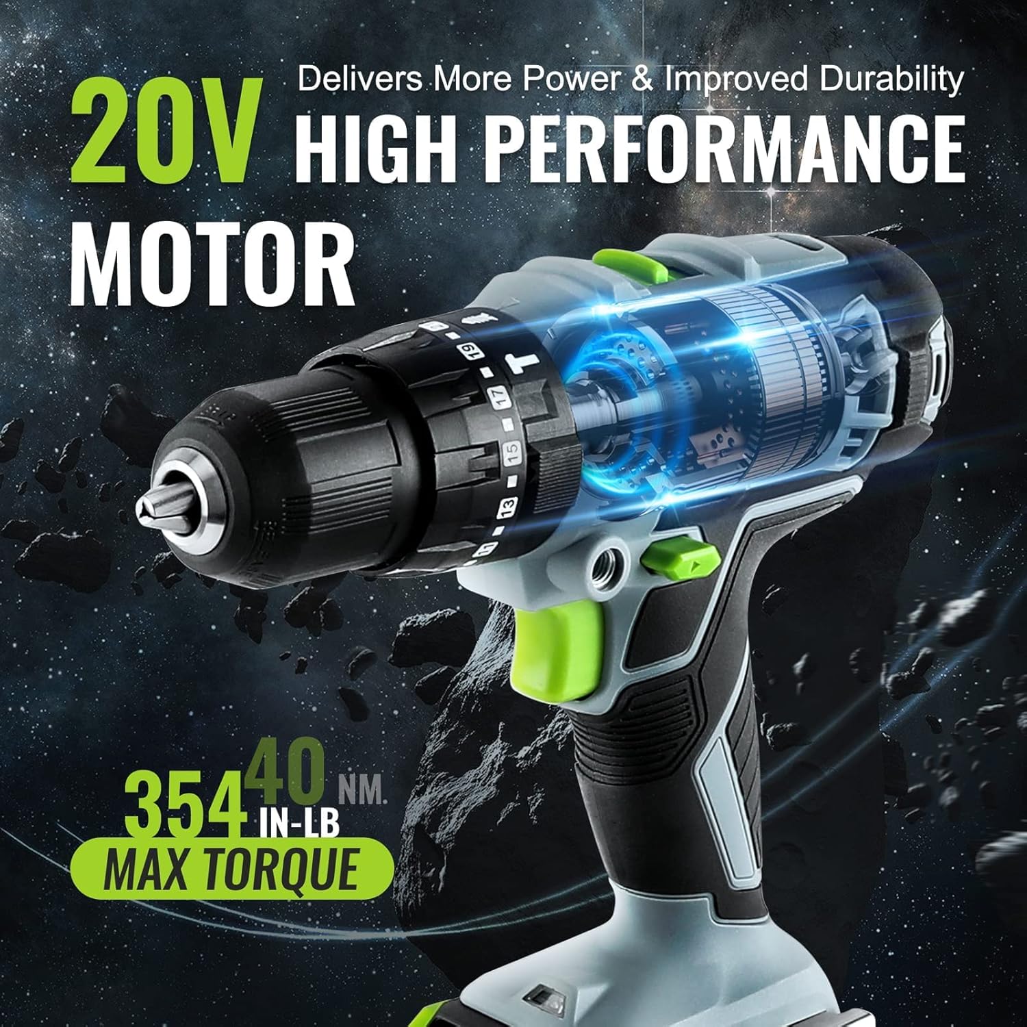 20V Max Cordless Drill Driver  - Cordless Drill Driver reseña y precio
