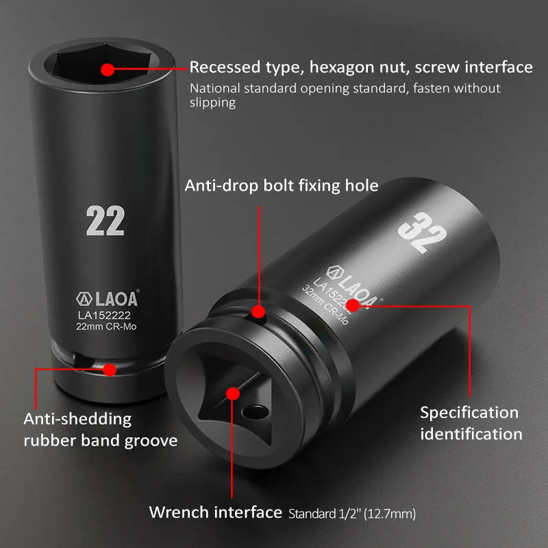 LAOA  1/2 inch Head Used on Ra - Power Tools Pneumatic reseña y precio