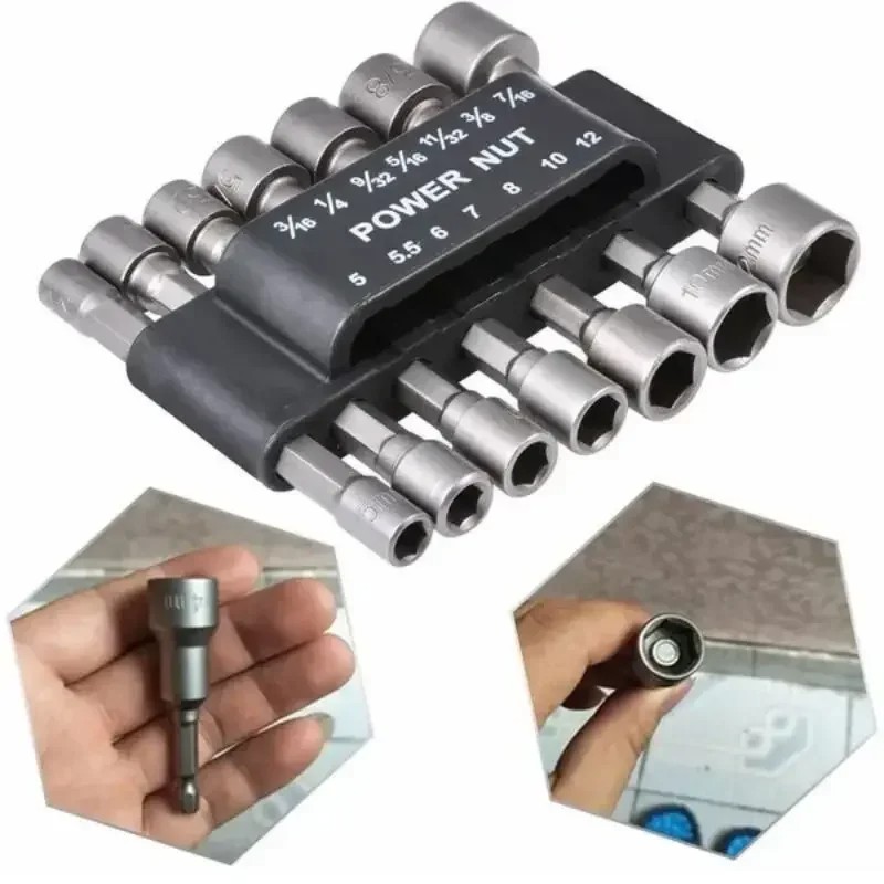 9/14Pcs Set Socket Wrench Powe - Power Tools Pneumatic reseña y precio