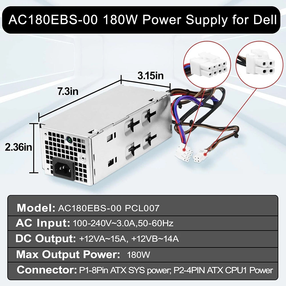 180W Power Supply AC180EBS-00  - Power Tools Wholesale reseña y precio