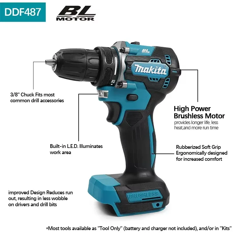 Makita DDF487 18V Cordless Bru - Cordless Drill Driver reseña y precio