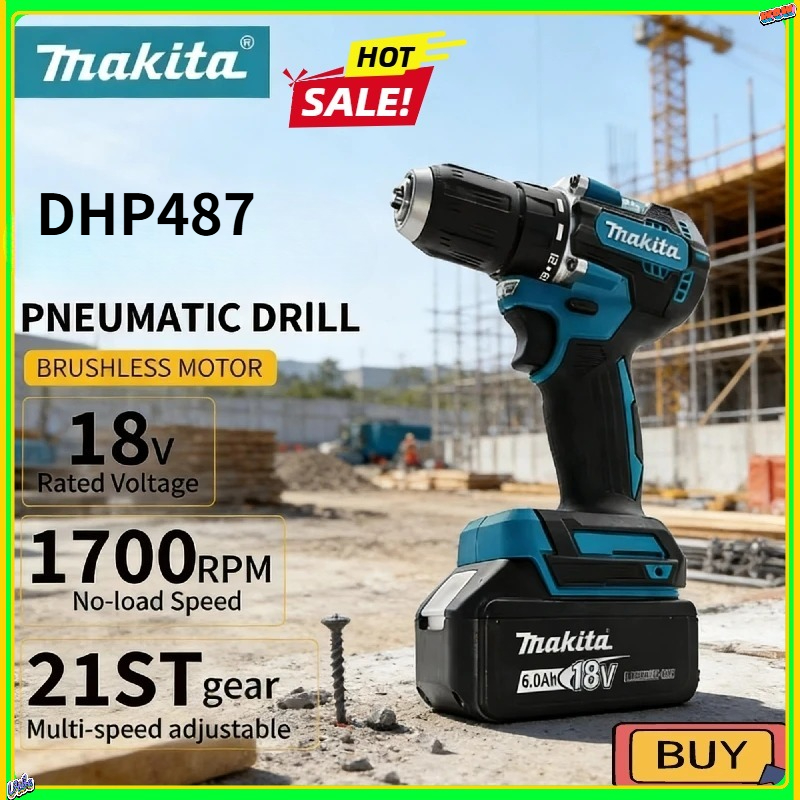 Makita DHP487 LXT Brushless Im - Impact Driver Cordless reseña y precio