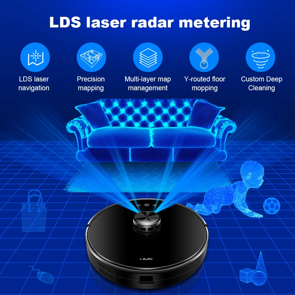 For XR500 Robot Vacuum Cleaner - Power Tools Zones reseña y precio